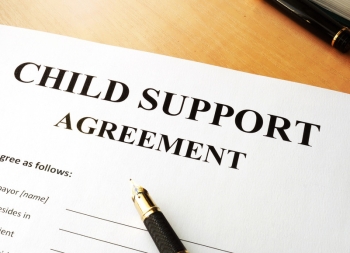 Document with the name child support agreement.